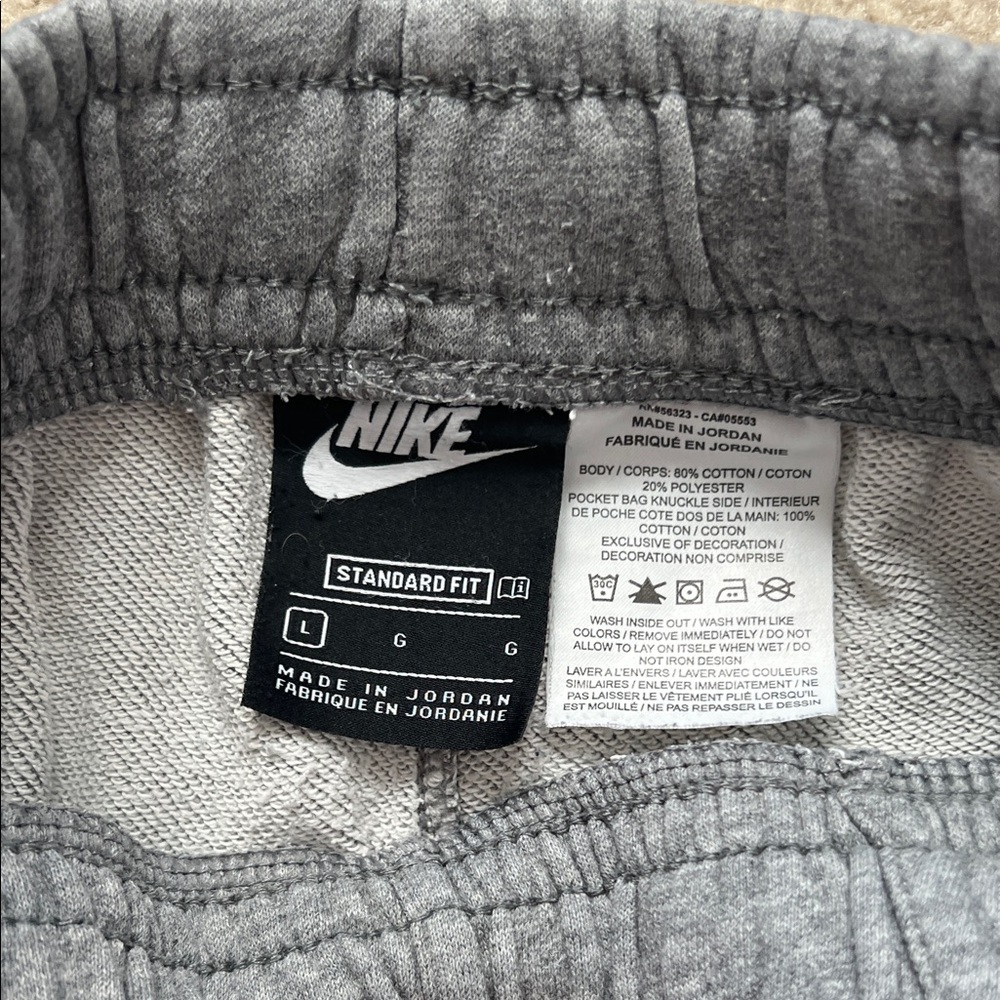 Nike Kids Gray and White Shorts Trio - Picture 3 of 4